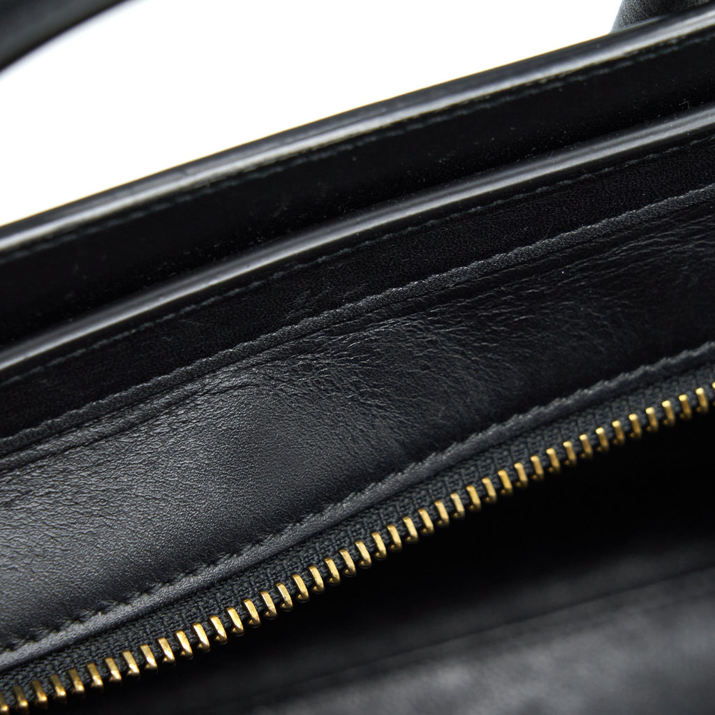 NANO LUGGAGE BAG FABRIC/ LEATHER MULTICOLOUR