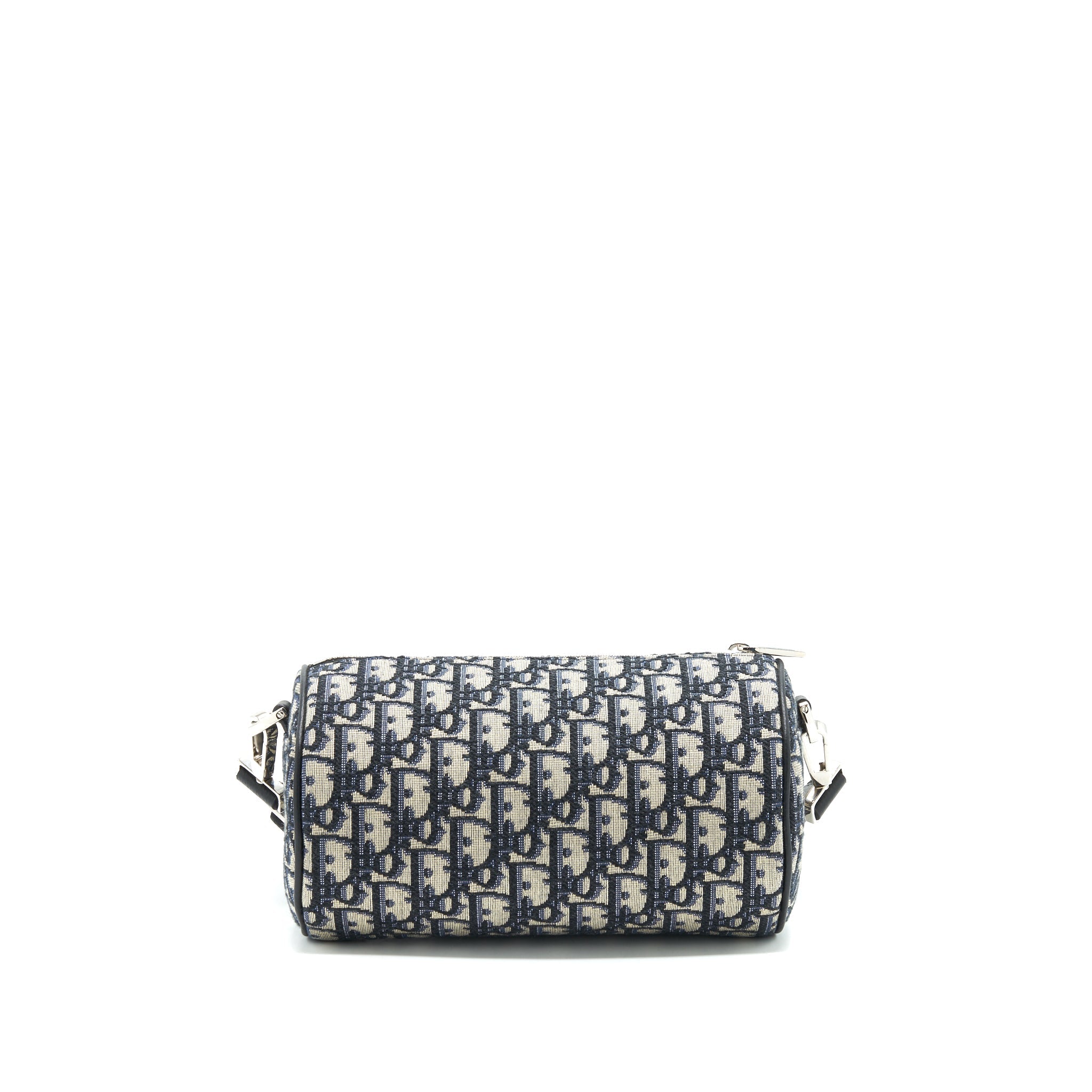 BLUE OBLIQUE MESSENGER ROLLER BAG