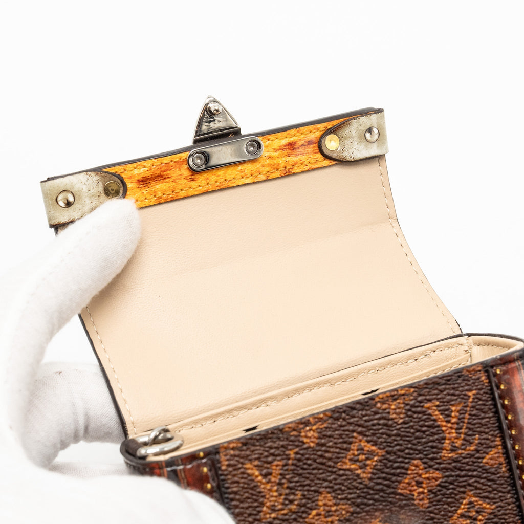 ESSENTIAL TRUNK MINI BAG/BAG CHARM MONOGRAM CANVAS MULTICOLOUR HARDWARE