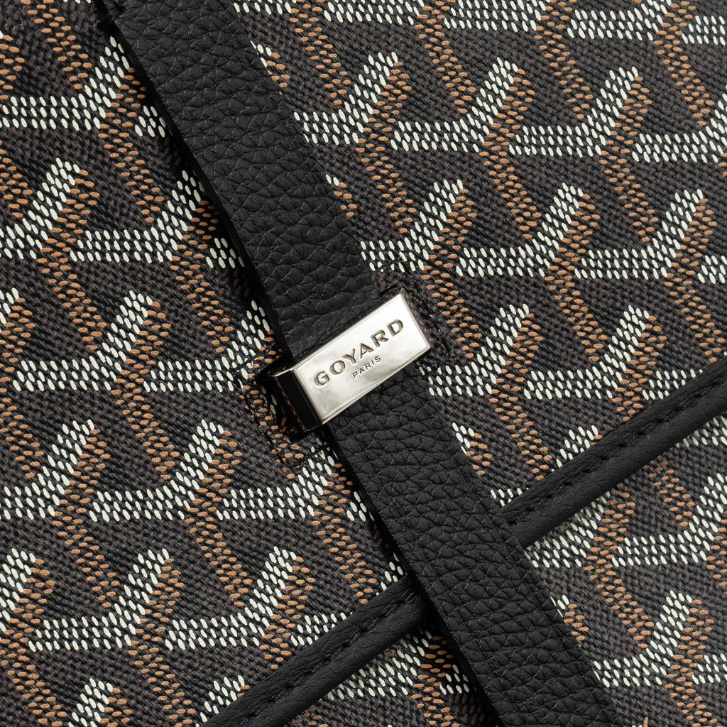 BELVEDERE MM MESSENGER BAG GOYARDINE CANVAS/CALFSKIN BLACK SHW