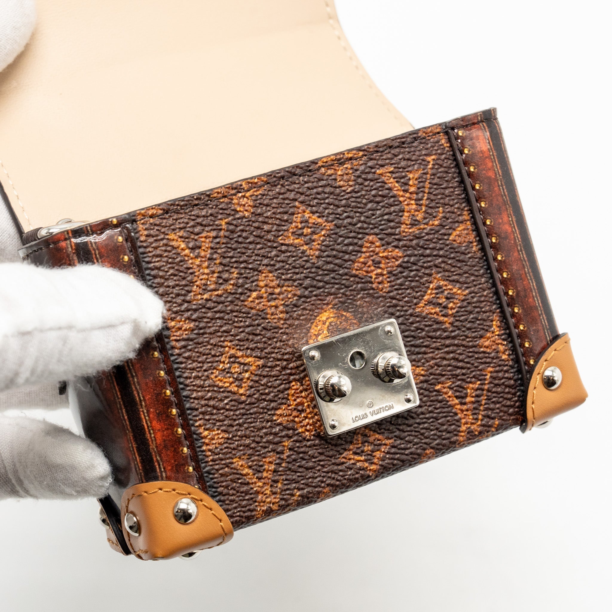 ESSENTIAL TRUNK MINI BAG/BAG CHARM MONOGRAM CANVAS MULTICOLOUR HARDWARE
