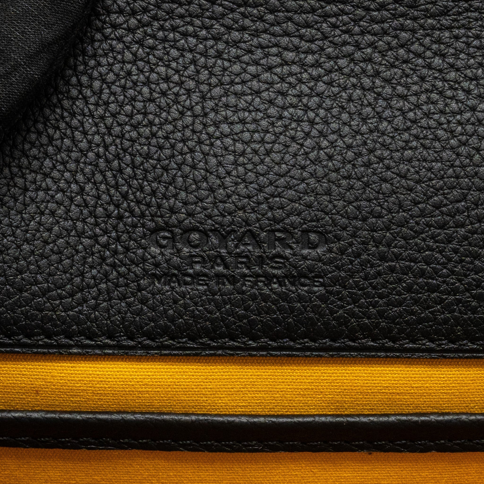 BELVEDERE MM MESSENGER BAG GOYARDINE CANVAS/CALFSKIN BLACK SHW