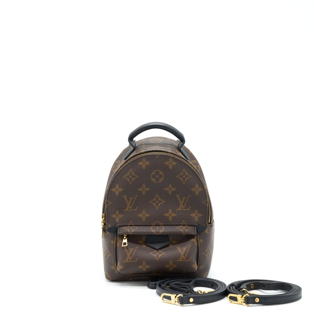 PALM SPRING MINI BACKPACK MONOGRAM CANVAS NEW ZIPPER