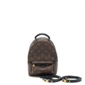 PALM SPRING MINI BACKPACK MONOGRAM CANVAS NEW ZIPPER