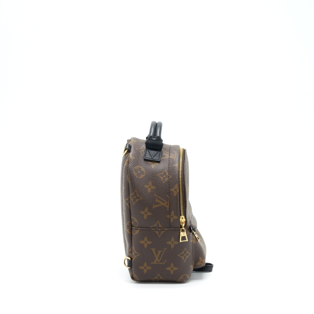 PALM SPRING MINI BACKPACK MONOGRAM CANVAS NEW ZIPPER