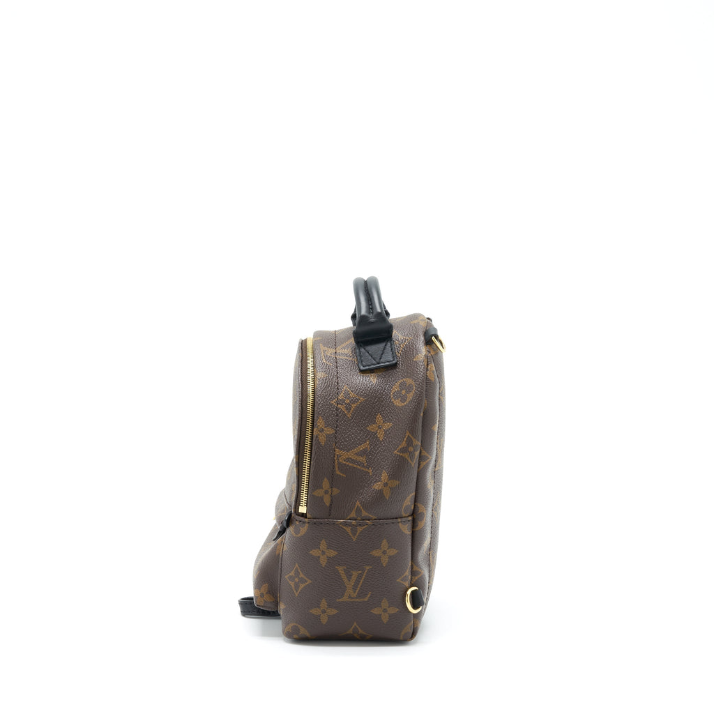 PALM SPRING MINI BACKPACK MONOGRAM CANVAS NEW ZIPPER