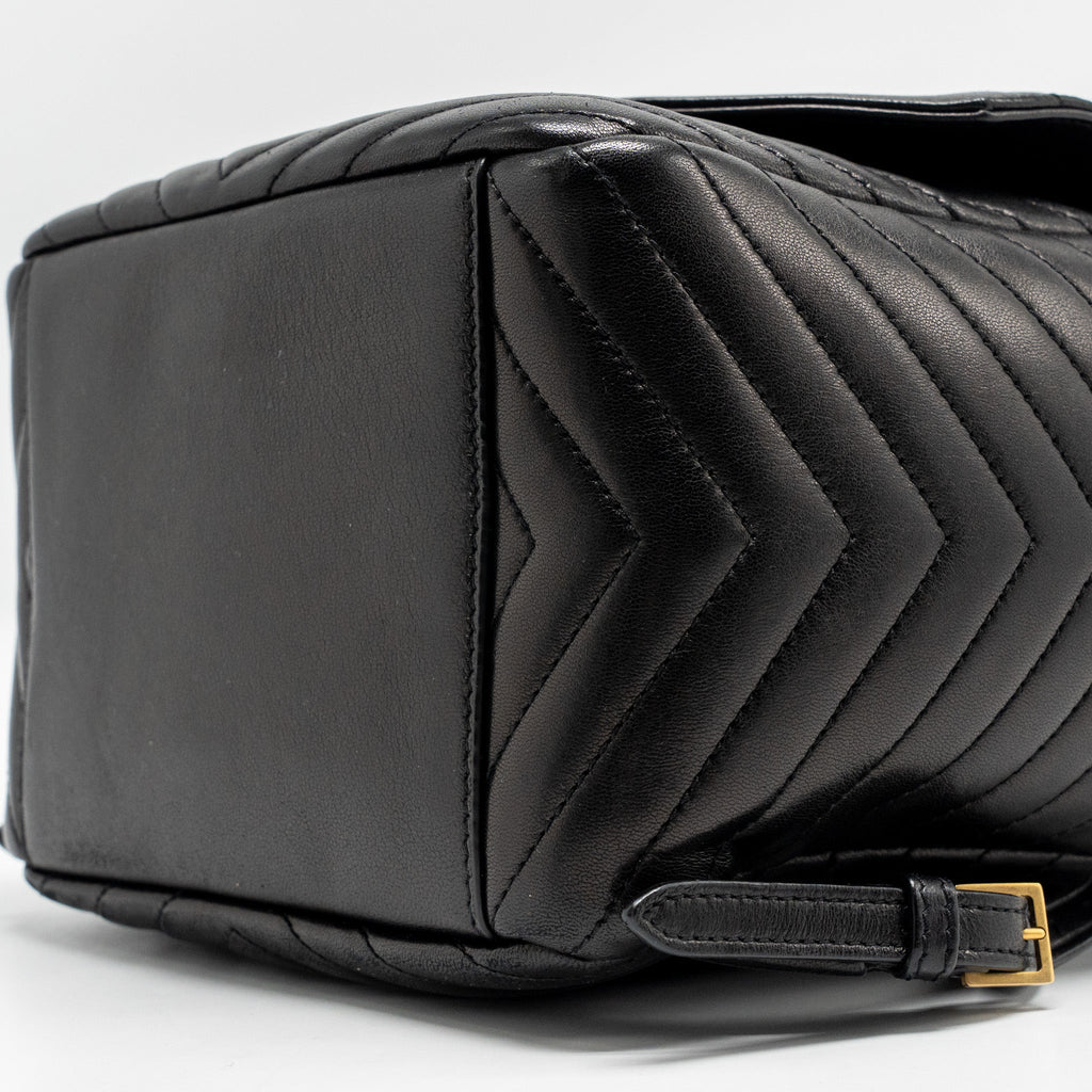 /YSL JOE BACKPACK LAMBSKIN BLACK GHW