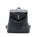 /YSL LOU LOU BACKPACK BLACK SHW