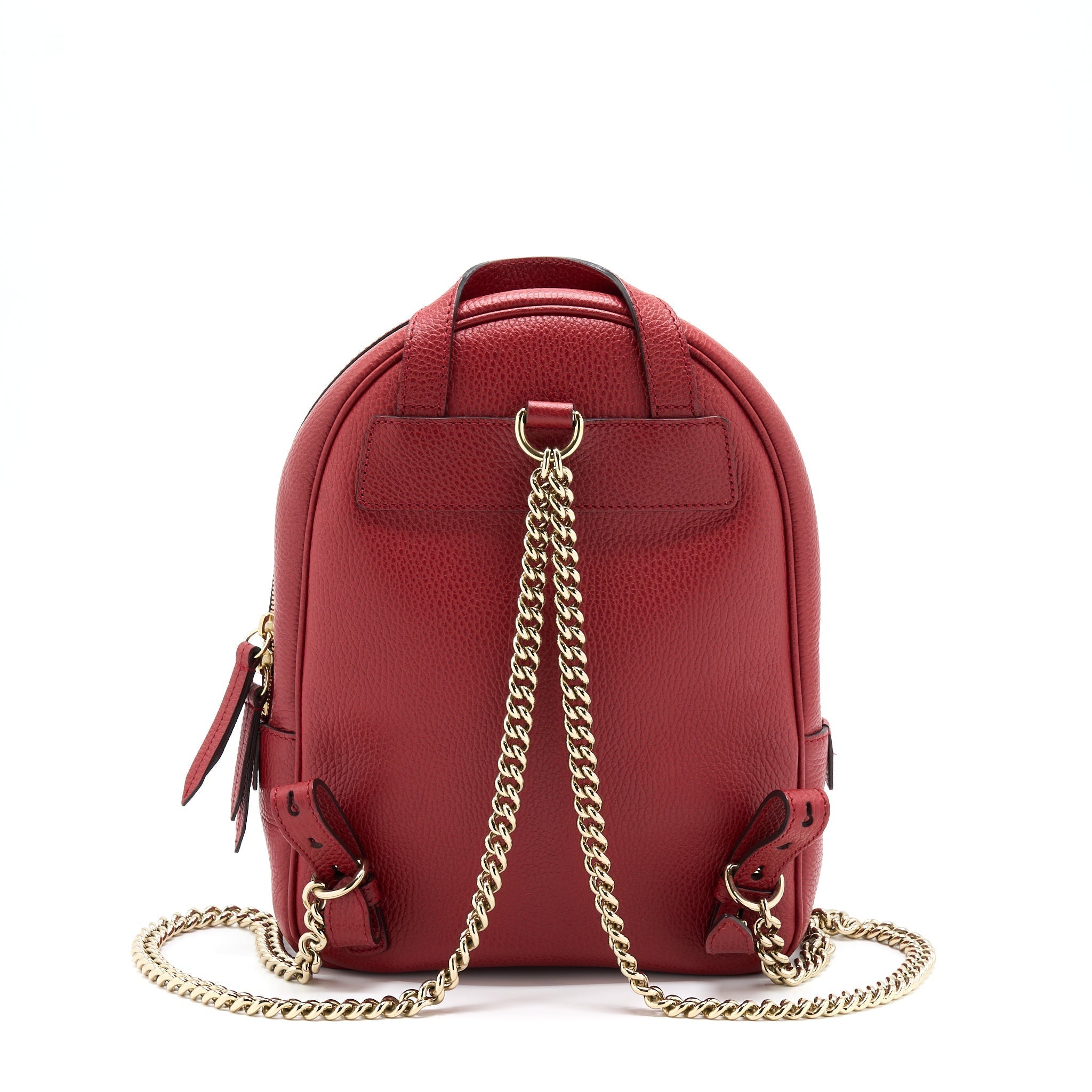 SOHO CHAIN BACKPACK RED GHW