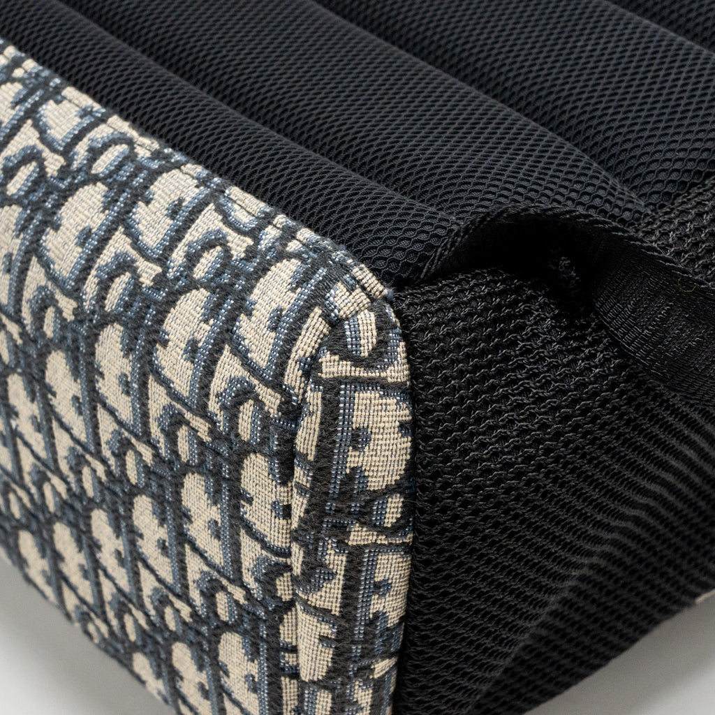 MEN’S BACKPACK DIOR OBLIQUE CANVAS / CALFSKIN BLUE / BLACK SHW