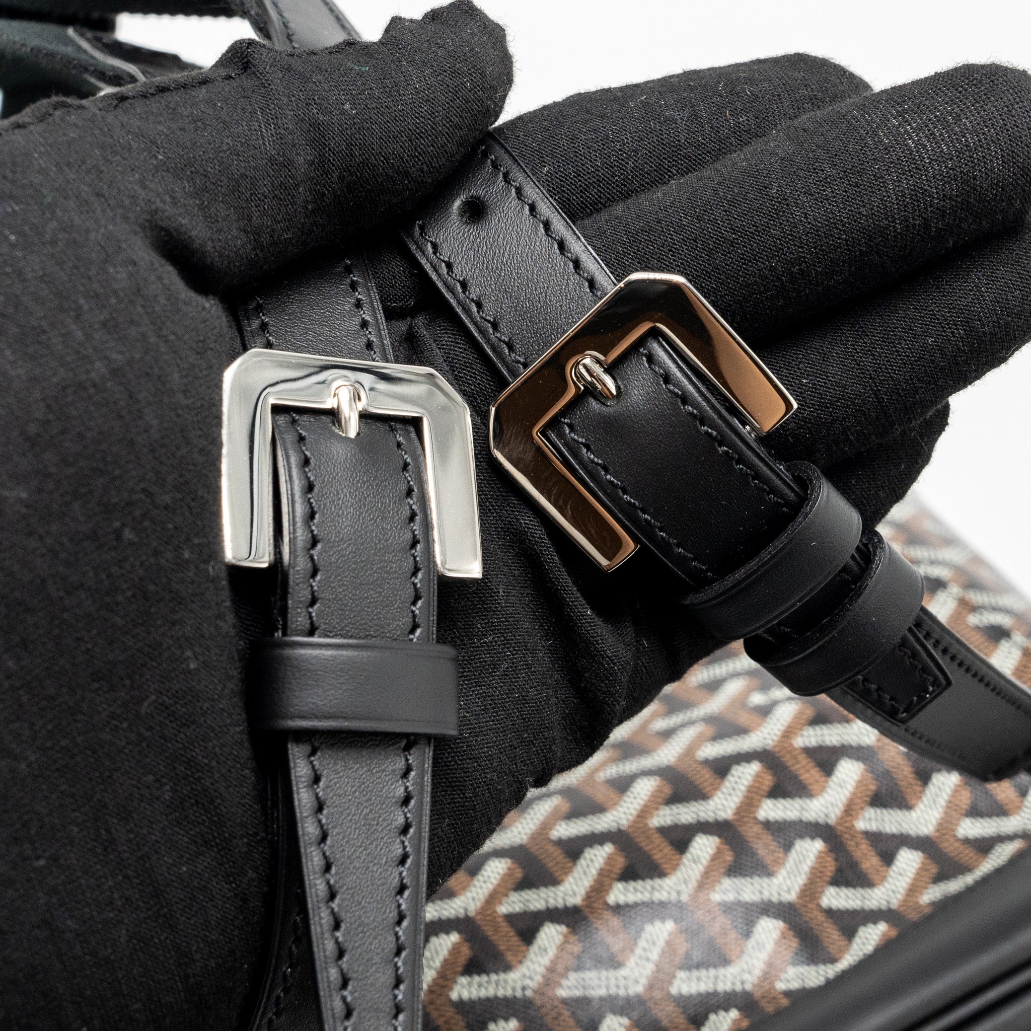 ALPIN BACKPACK GOYARDINE CANVAS BLACK SHW