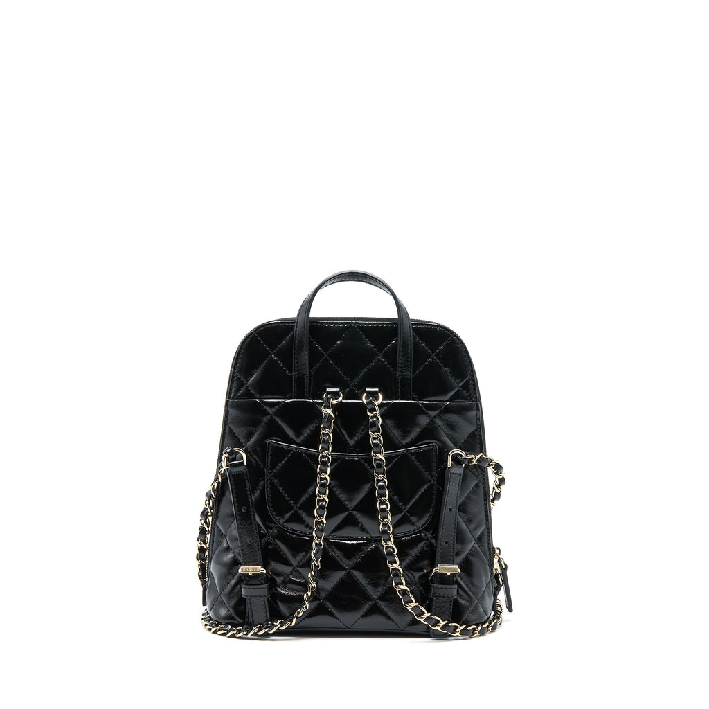 22A BACKPACK PATENT BLACK LGHW (MICROCHIP)