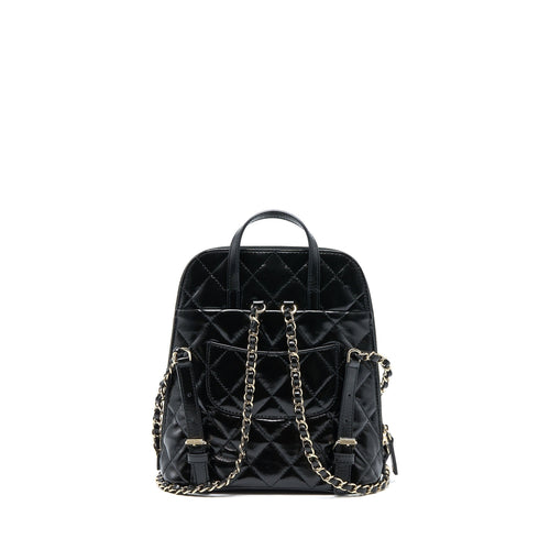 22A BACKPACK PATENT BLACK LGHW (MICROCHIP)