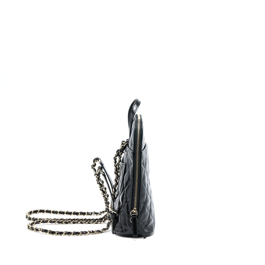 22A BACKPACK PATENT BLACK LGHW (MICROCHIP)