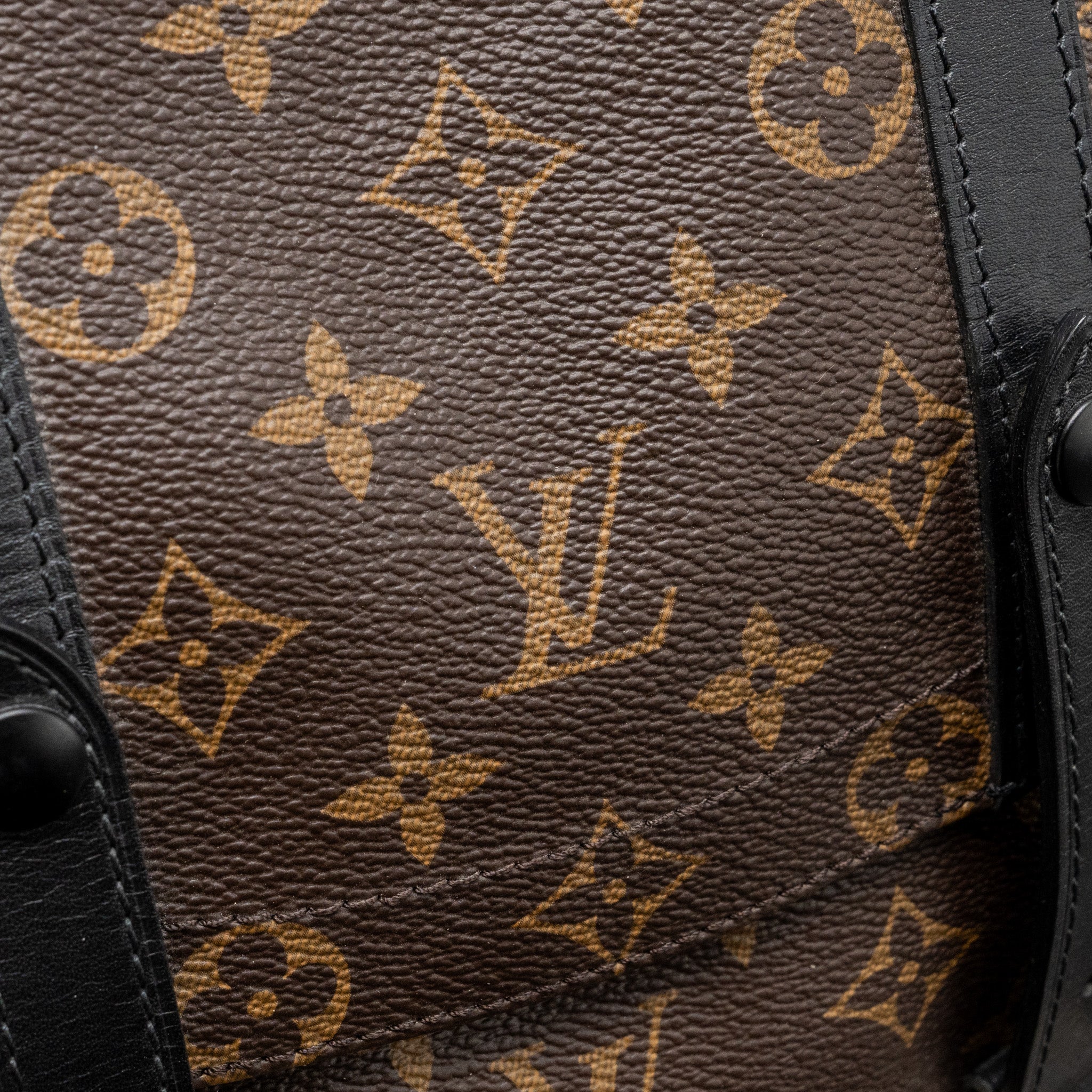 CHRISTOPHER BACKPACK MONOGRAM CANVAS/LEATHER SHW
