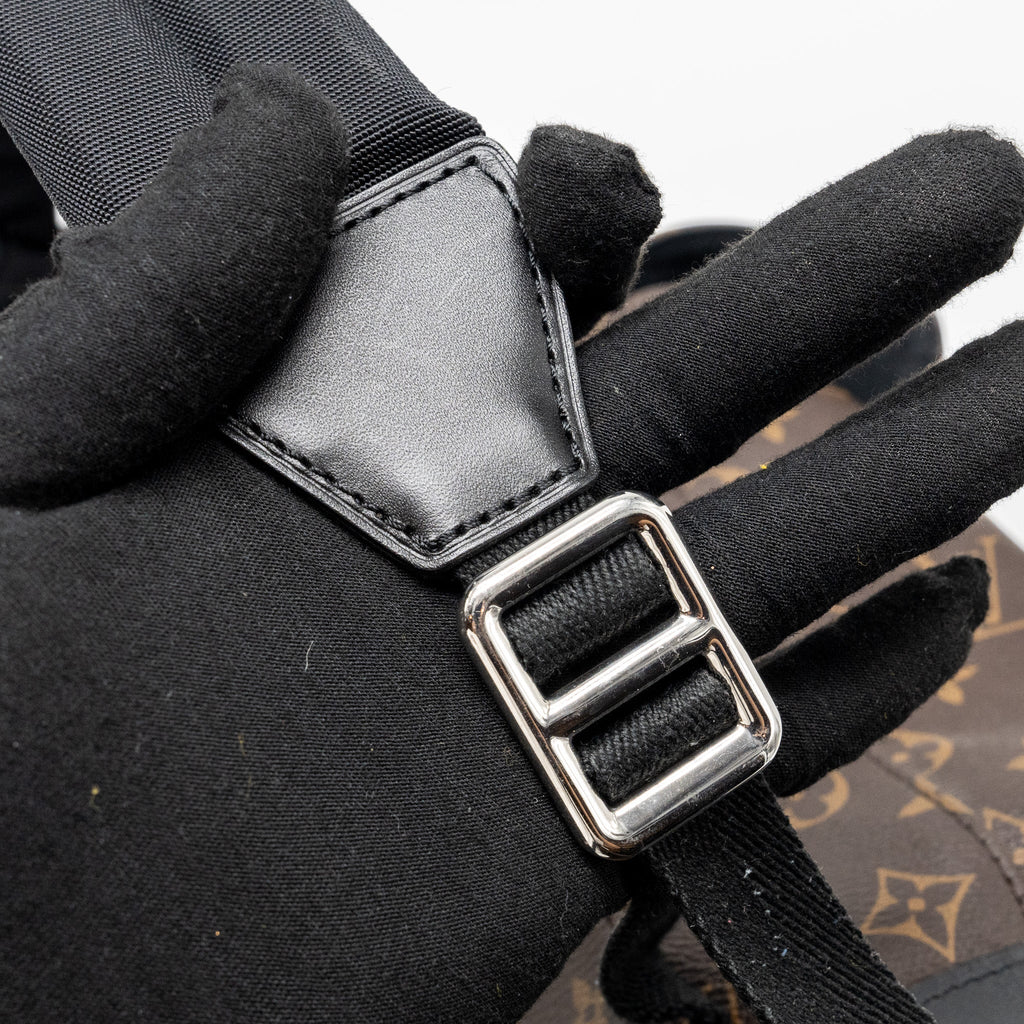 CHRISTOPHER BACKPACK MONOGRAM CANVAS/LEATHER SHW