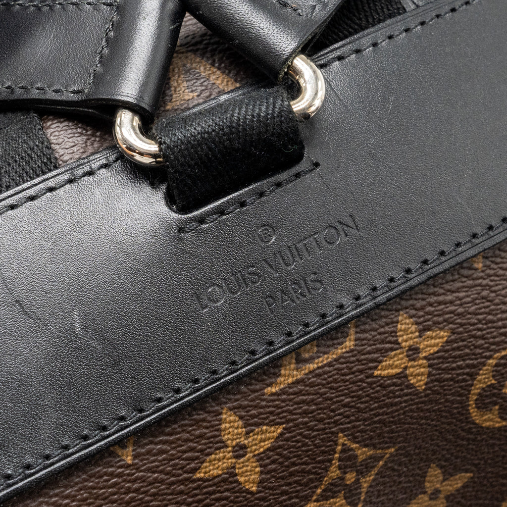 CHRISTOPHER BACKPACK MONOGRAM CANVAS/LEATHER SHW