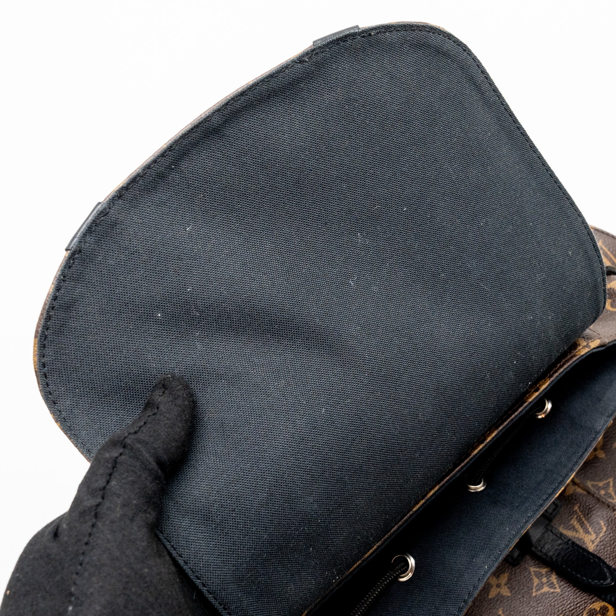 CHRISTOPHER BACKPACK MONOGRAM CANVAS/LEATHER SHW