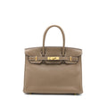 HERMES BIRKIN 30 CLEMENCE ETOUPE GHW