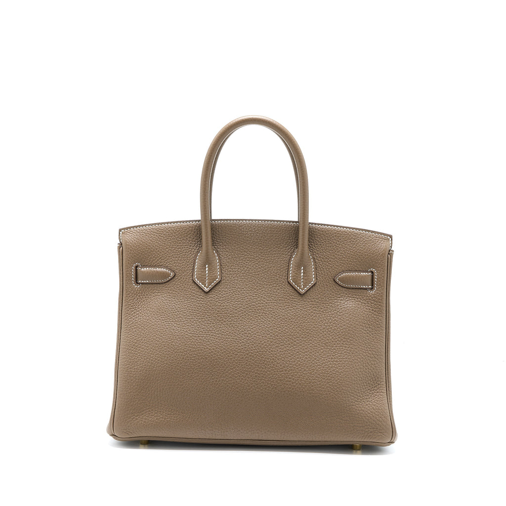 HERMES BIRKIN 30 CLEMENCE ETOUPE GHW