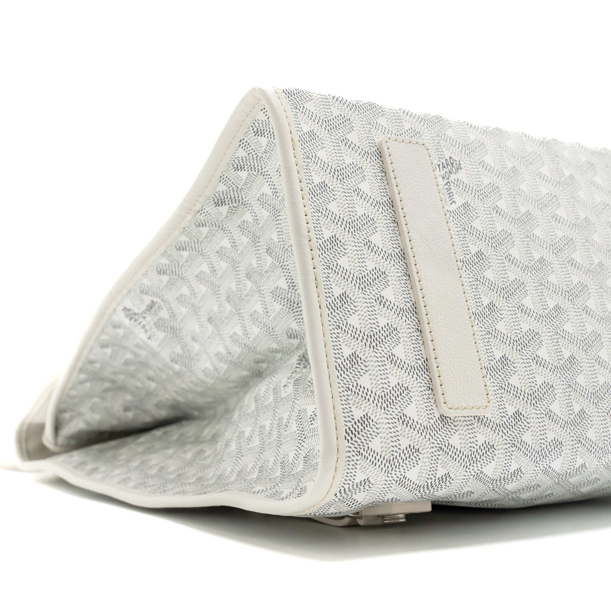 SAINT LEGER BACKPACK GOYARDINE CANVAS WHITE SHW