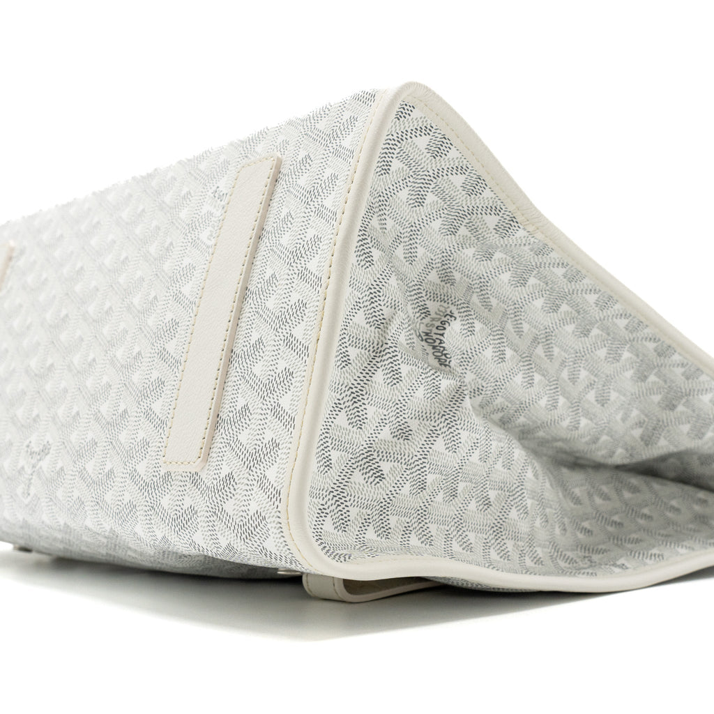 SAINT LEGER BACKPACK GOYARDINE CANVAS WHITE SHW