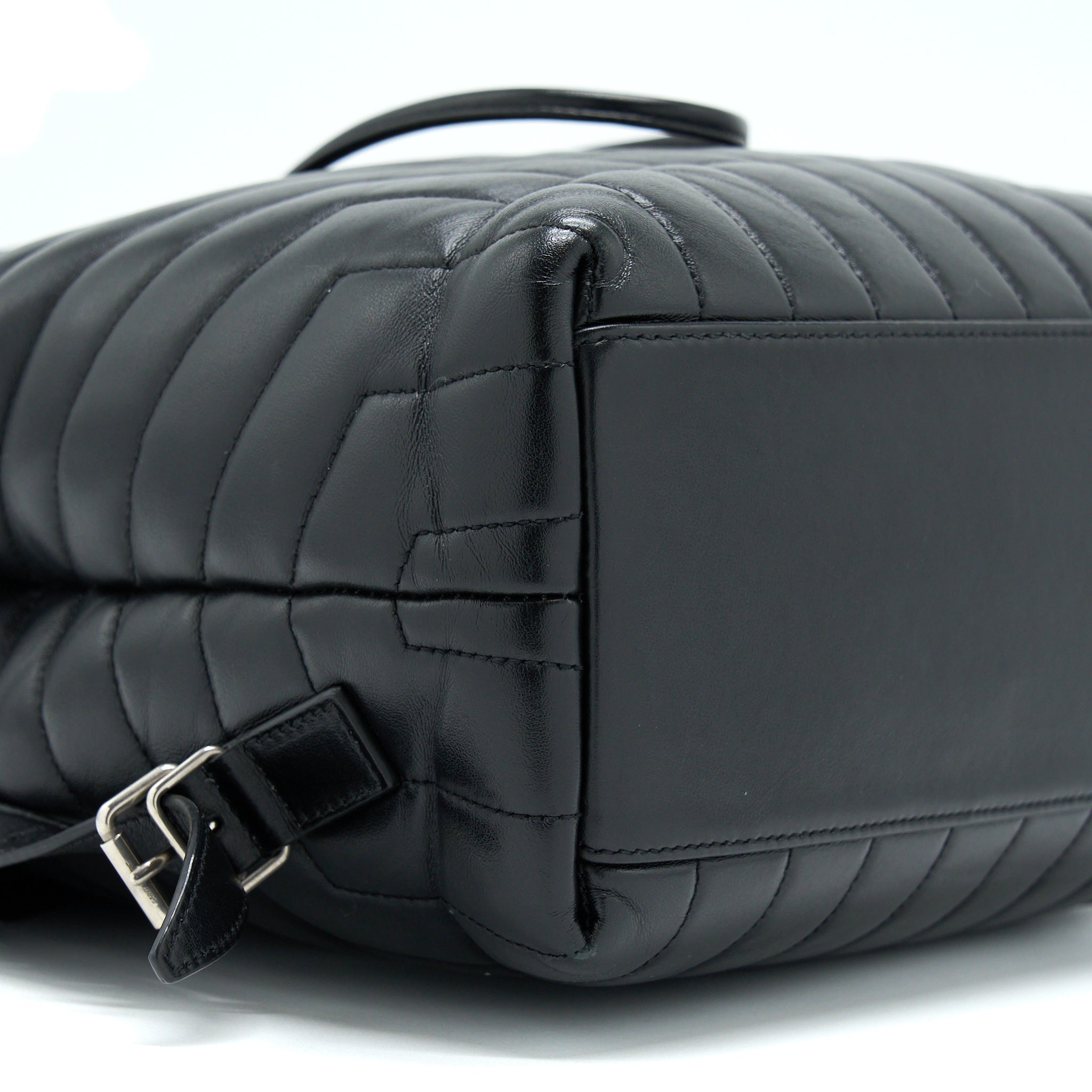 /YSL LOU LOU BACKPACK BLACK SHW
