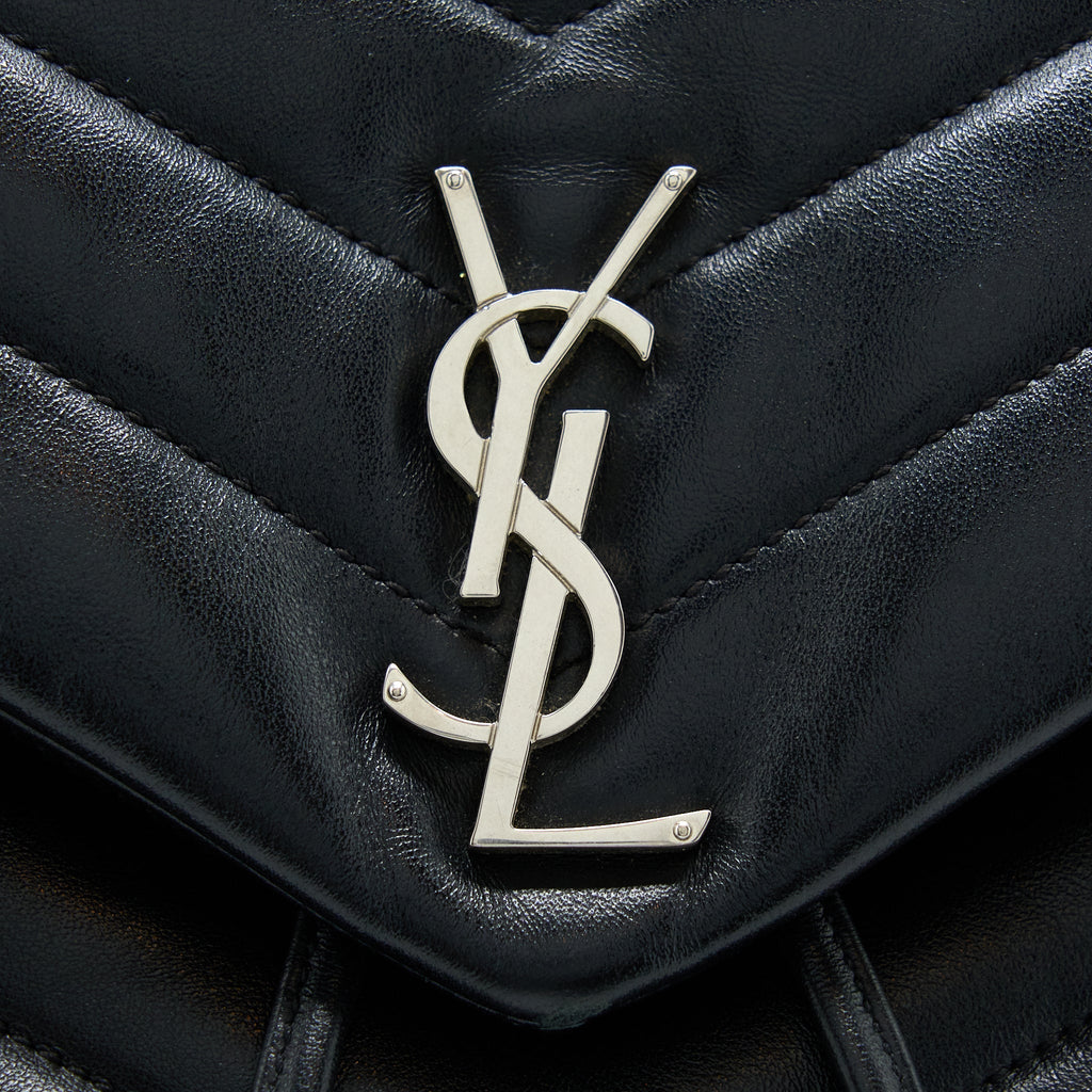 /YSL LOU LOU BACKPACK BLACK SHW