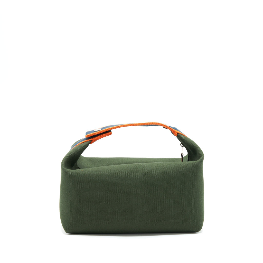 BRIDE-A-BRAC CASE LARGE MODEL TRAVEL POUCH DARK GREEN