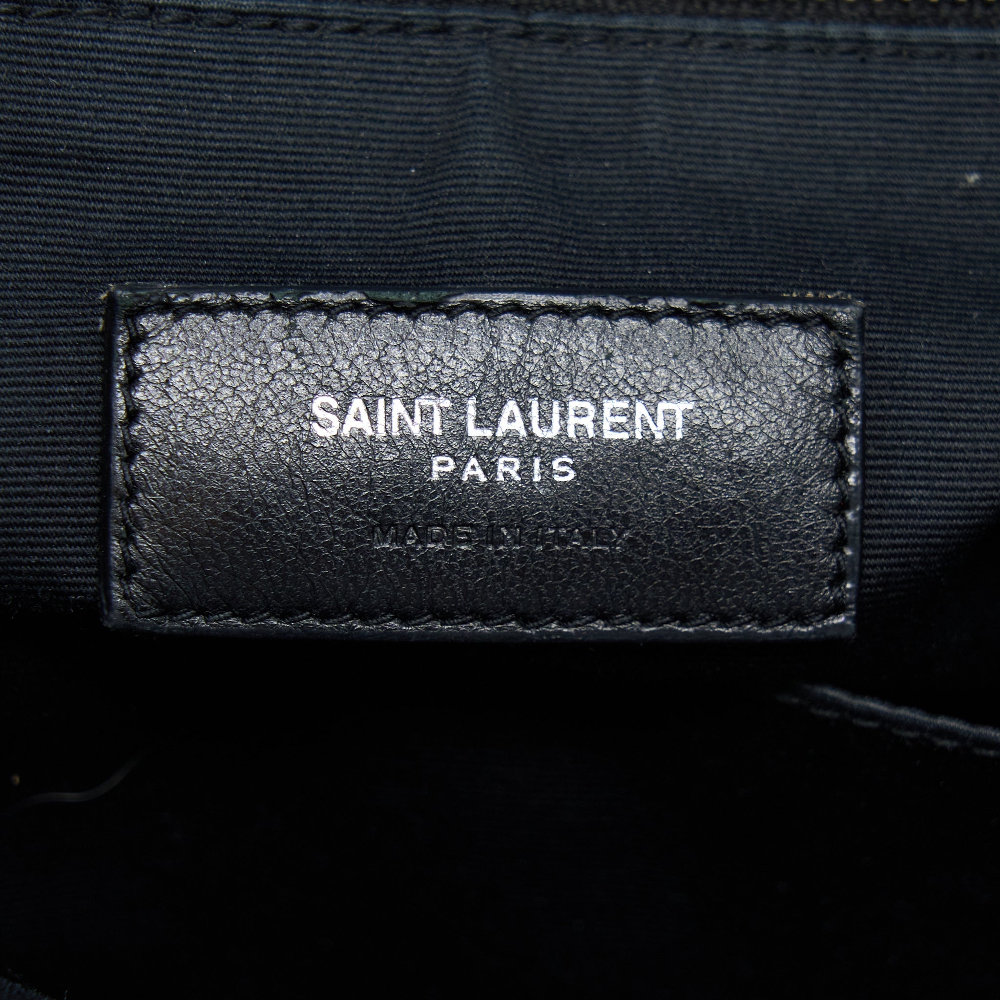 /YSL LOU LOU BACKPACK BLACK SHW