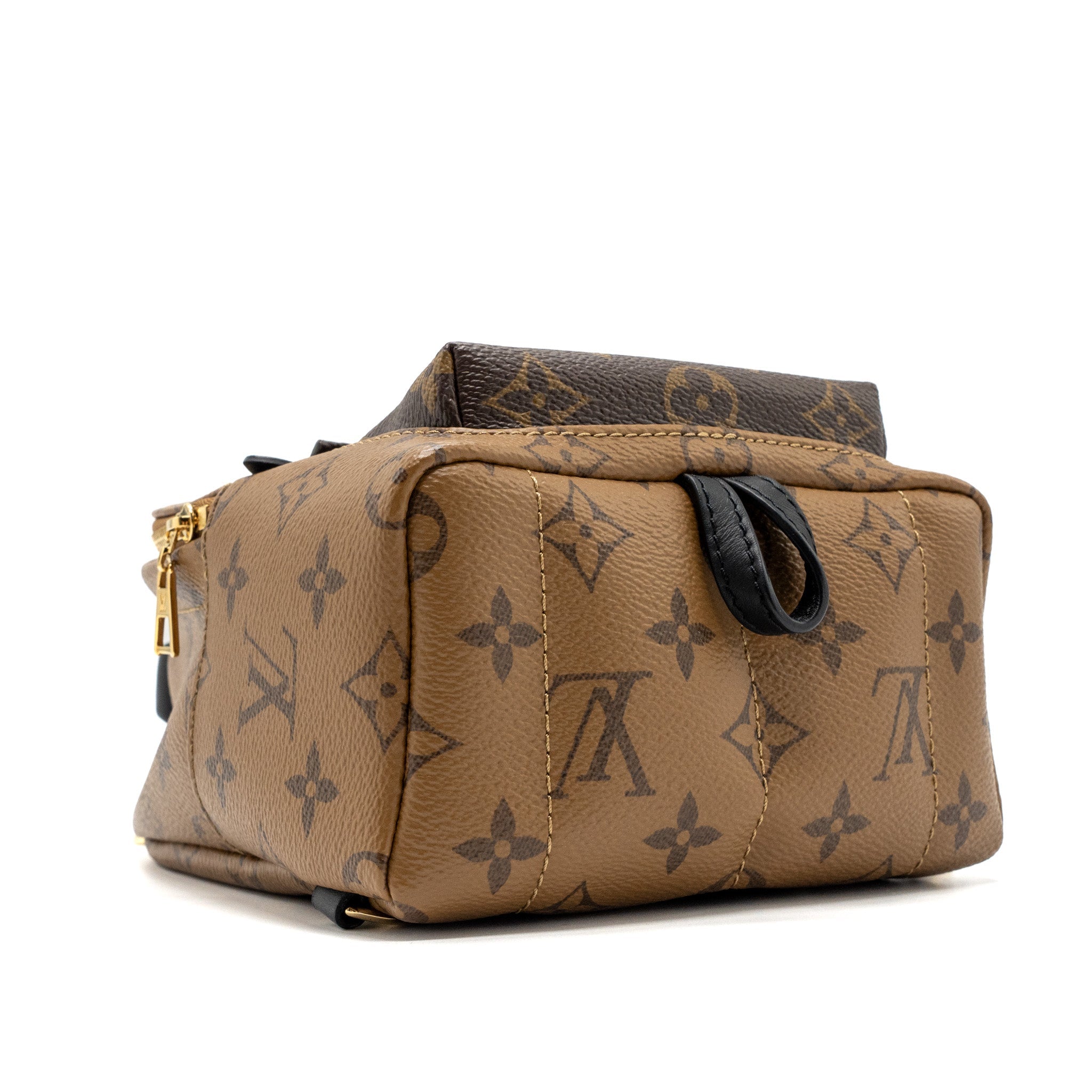 PALM SPRING MINI BACKPACK REVERSE MONOGRAM CANVAS GHW