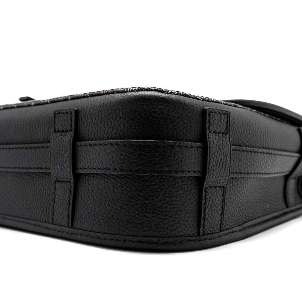 BELVEDERE MM MESSENGER BAG GOYARDINE CANVAS/CALFSKIN BLACK SHW