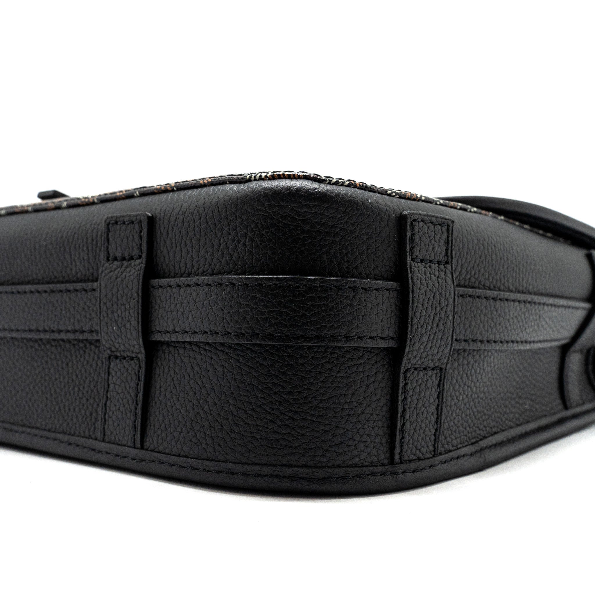 BELVEDERE MM MESSENGER BAG GOYARDINE CANVAS/CALFSKIN BLACK SHW