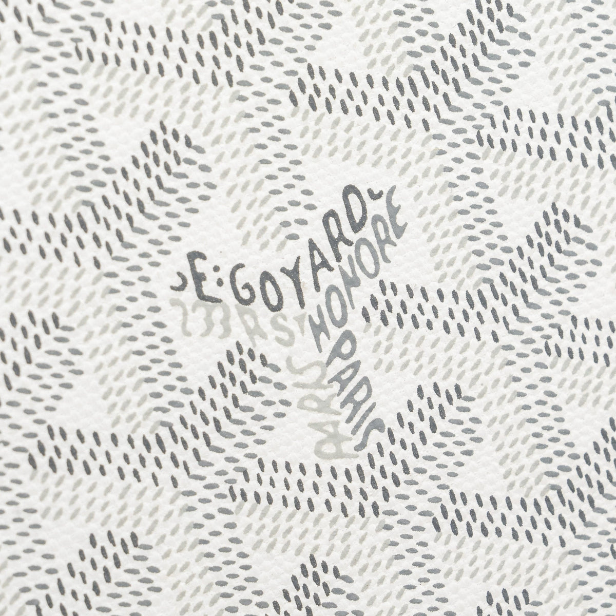 GOYARD MINAUDIERE TRUNK BAG GOYARDINE CANVAS / LEATHER WHITE SHW