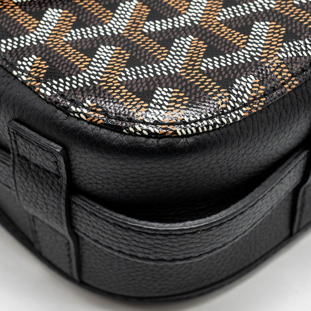 BELVEDERE MM MESSENGER BAG GOYARDINE CANVAS/CALFSKIN BLACK SHW