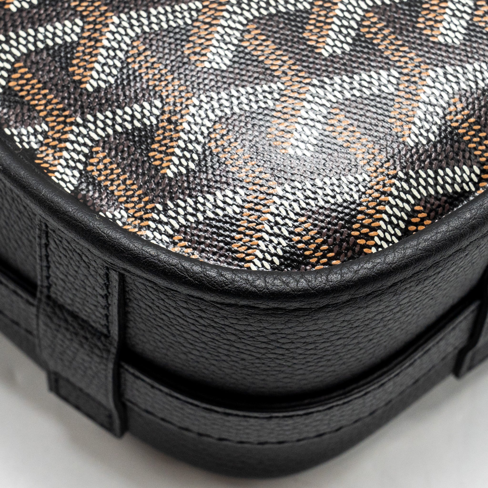 BELVEDERE MM MESSENGER BAG GOYARDINE CANVAS/CALFSKIN BLACK SHW