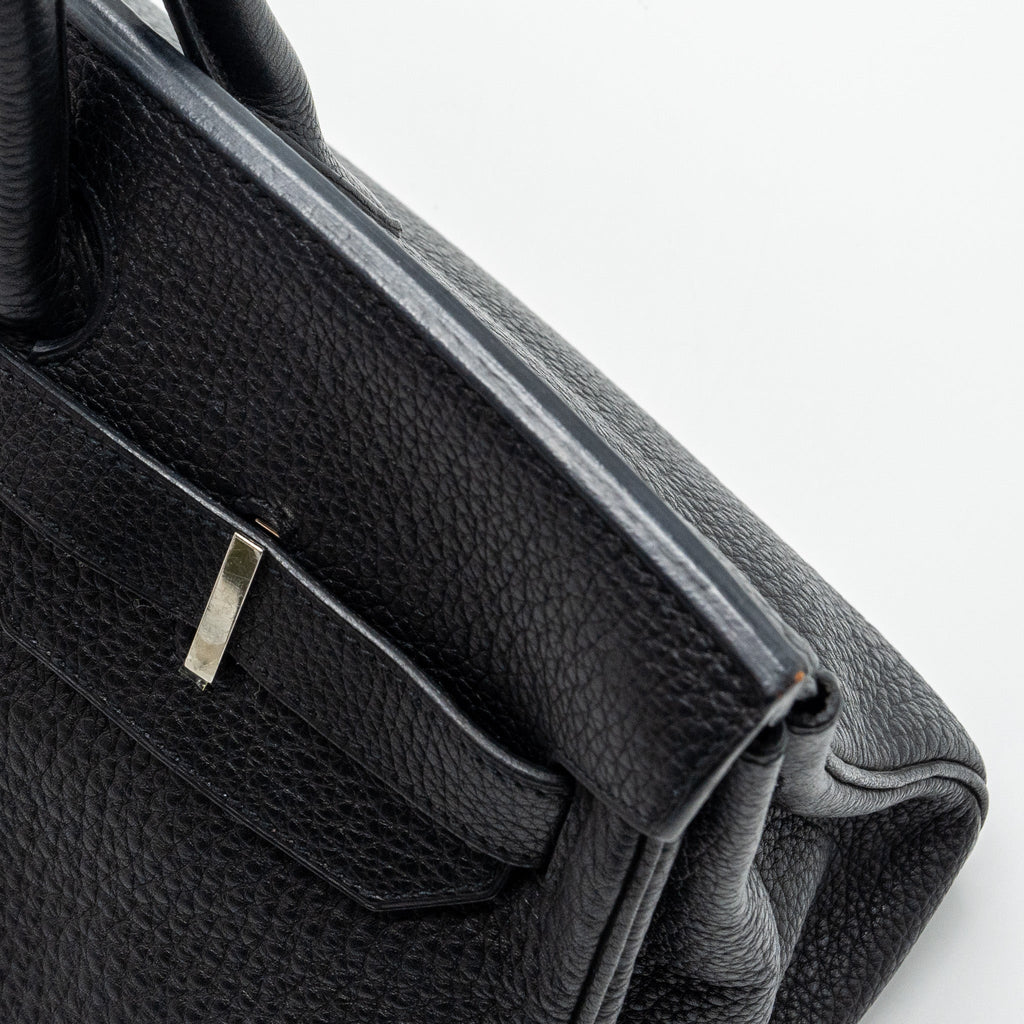 HERMES SHOULDER BIRKIN CLEMENCE BLACK SHW