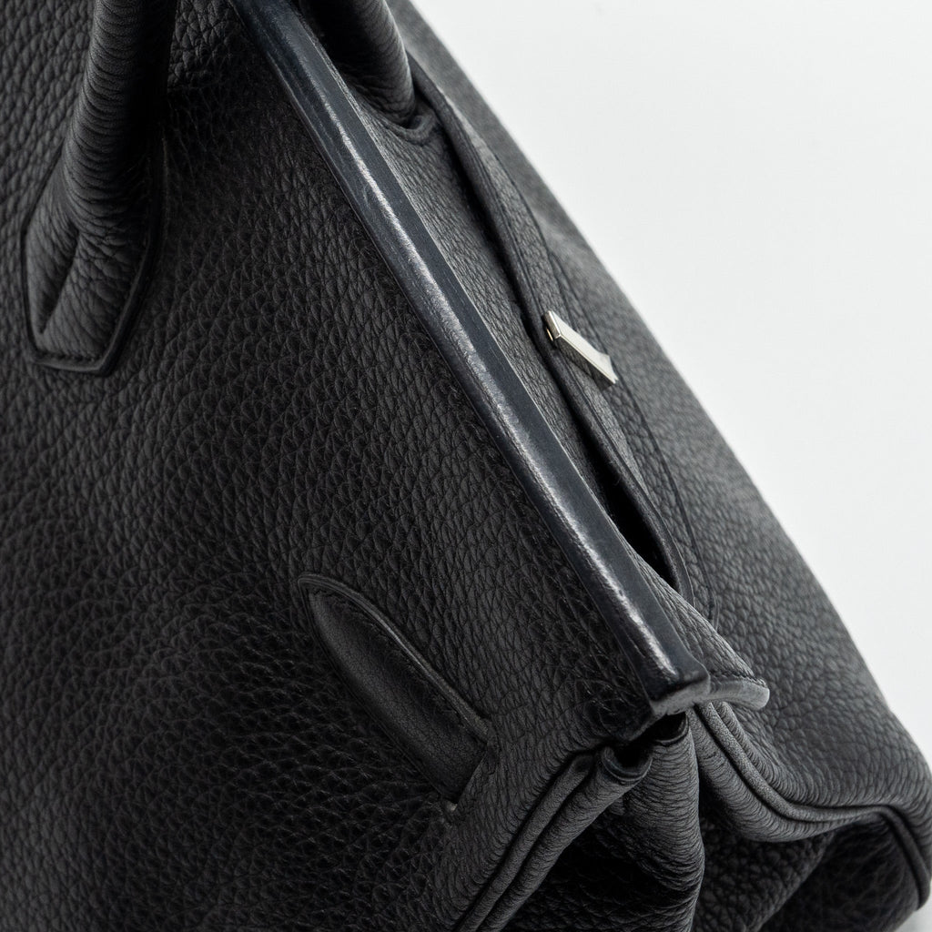 HERMES SHOULDER BIRKIN CLEMENCE BLACK SHW