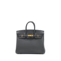 HERMES BIRKIN 25 TOGO GRAPHITE GHW