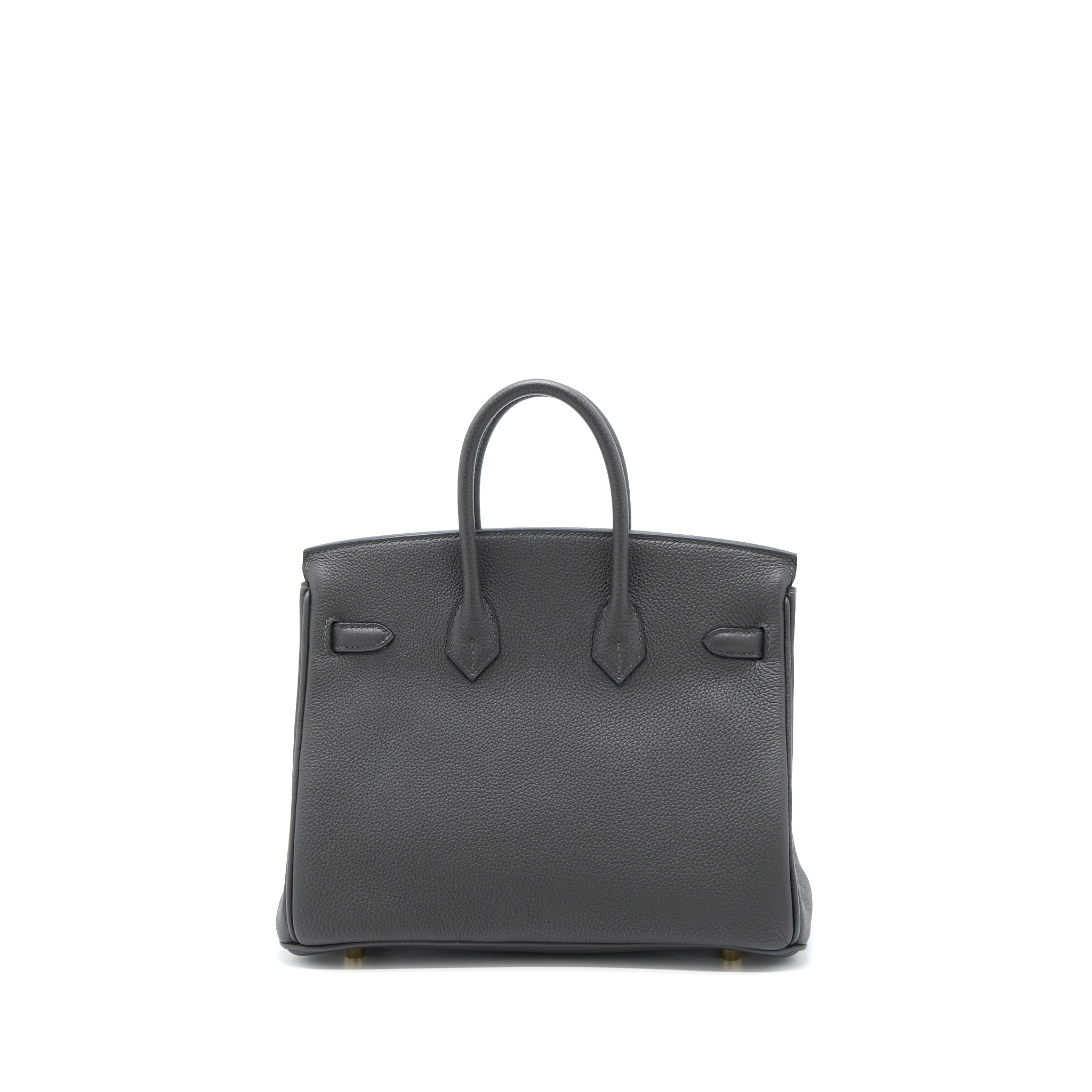 HERMES BIRKIN 25 TOGO GRAPHITE GHW