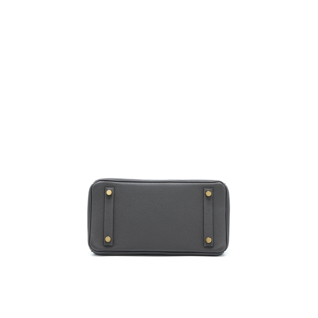 HERMES BIRKIN 25 TOGO GRAPHITE GHW
