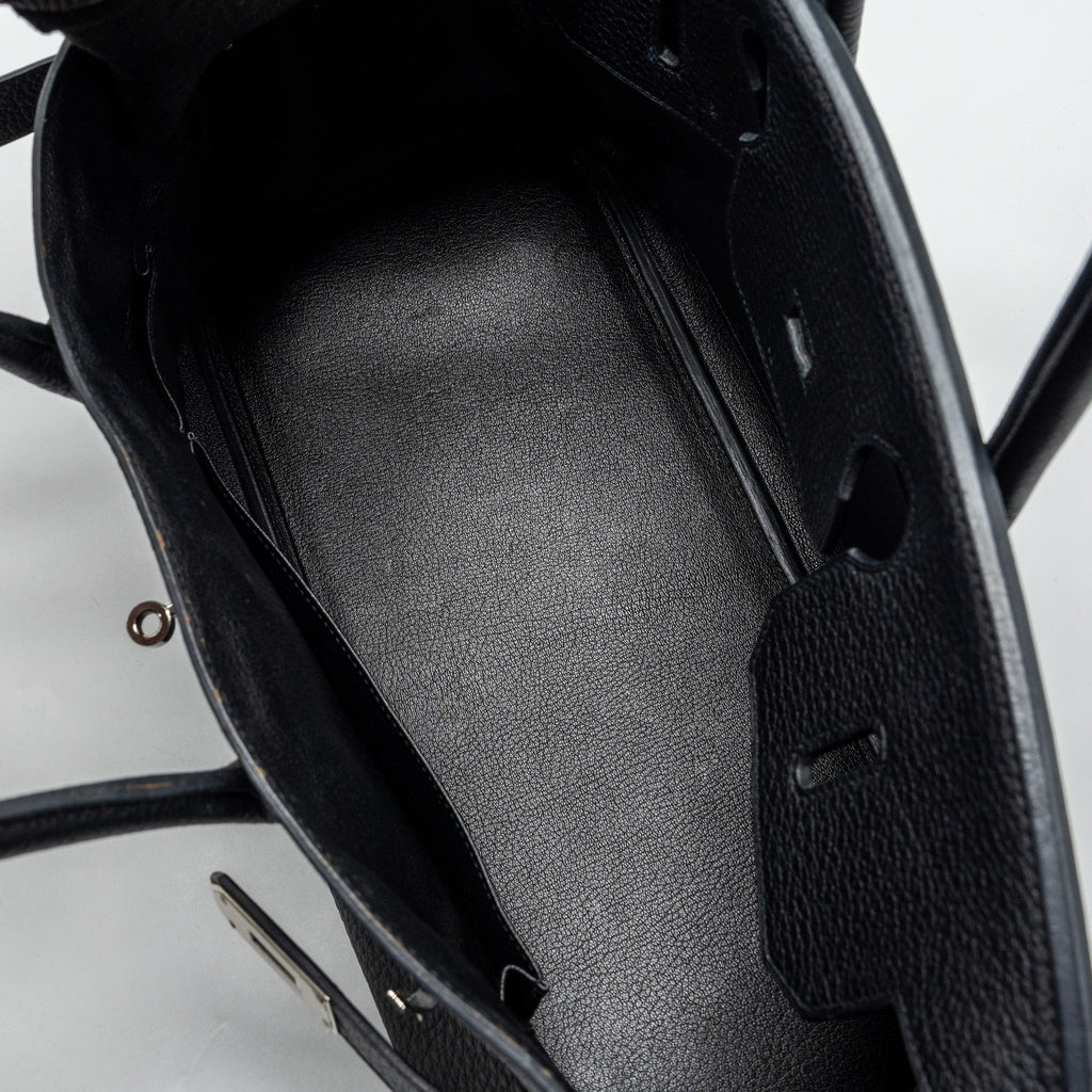 HERMES SHOULDER BIRKIN CLEMENCE BLACK SHW