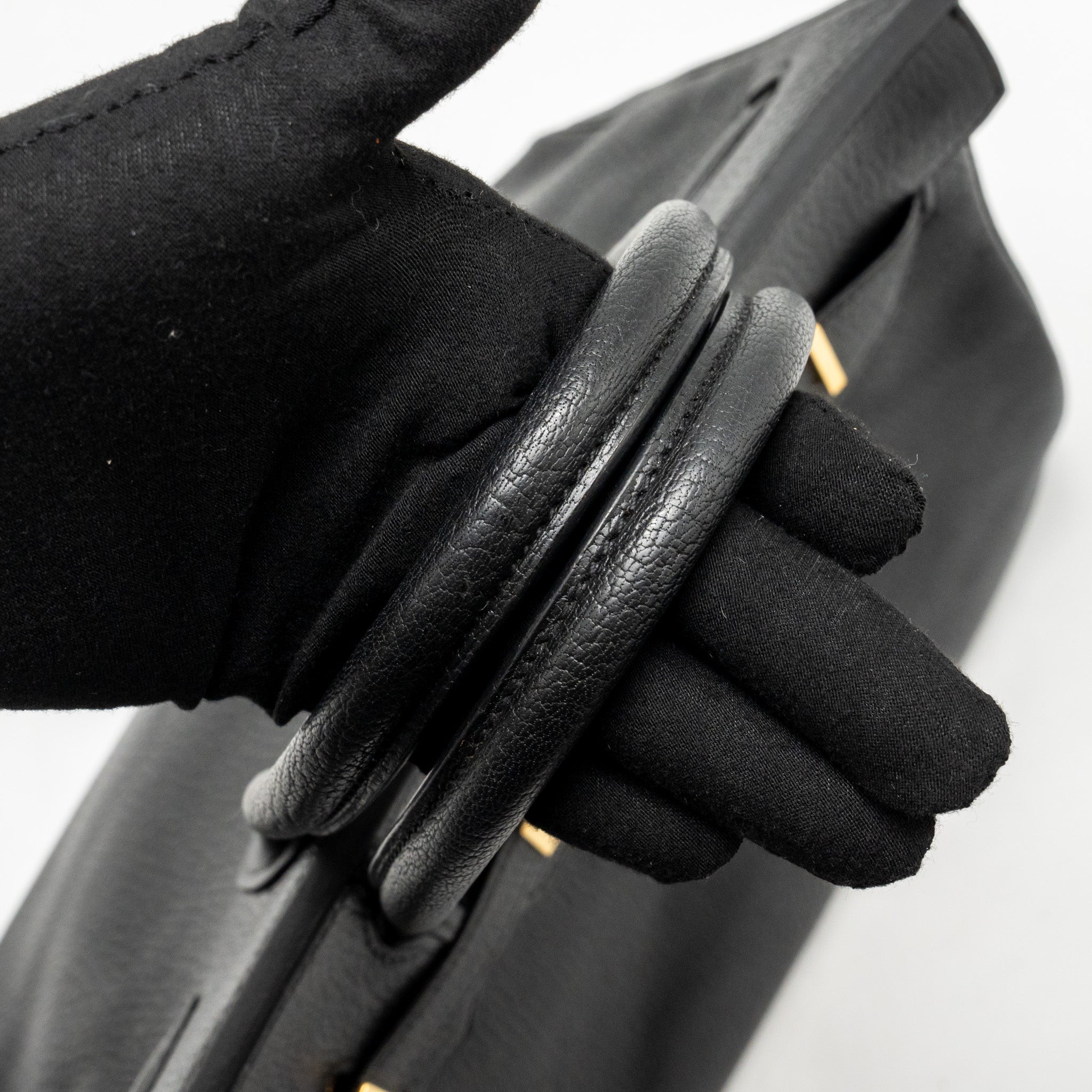 HERMES BIRKIN 30 CHÈVRE DE COROMANDEL BLACK GHW