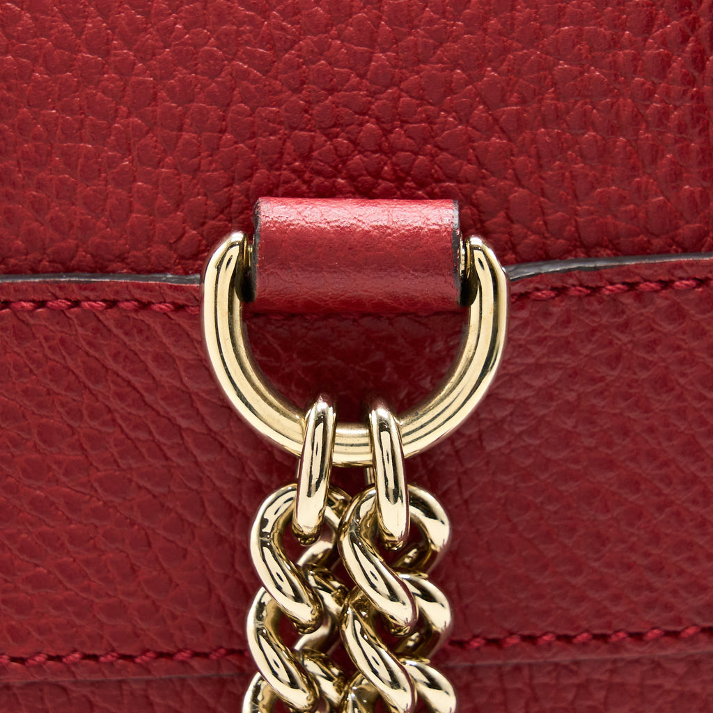 SOHO CHAIN BACKPACK RED GHW