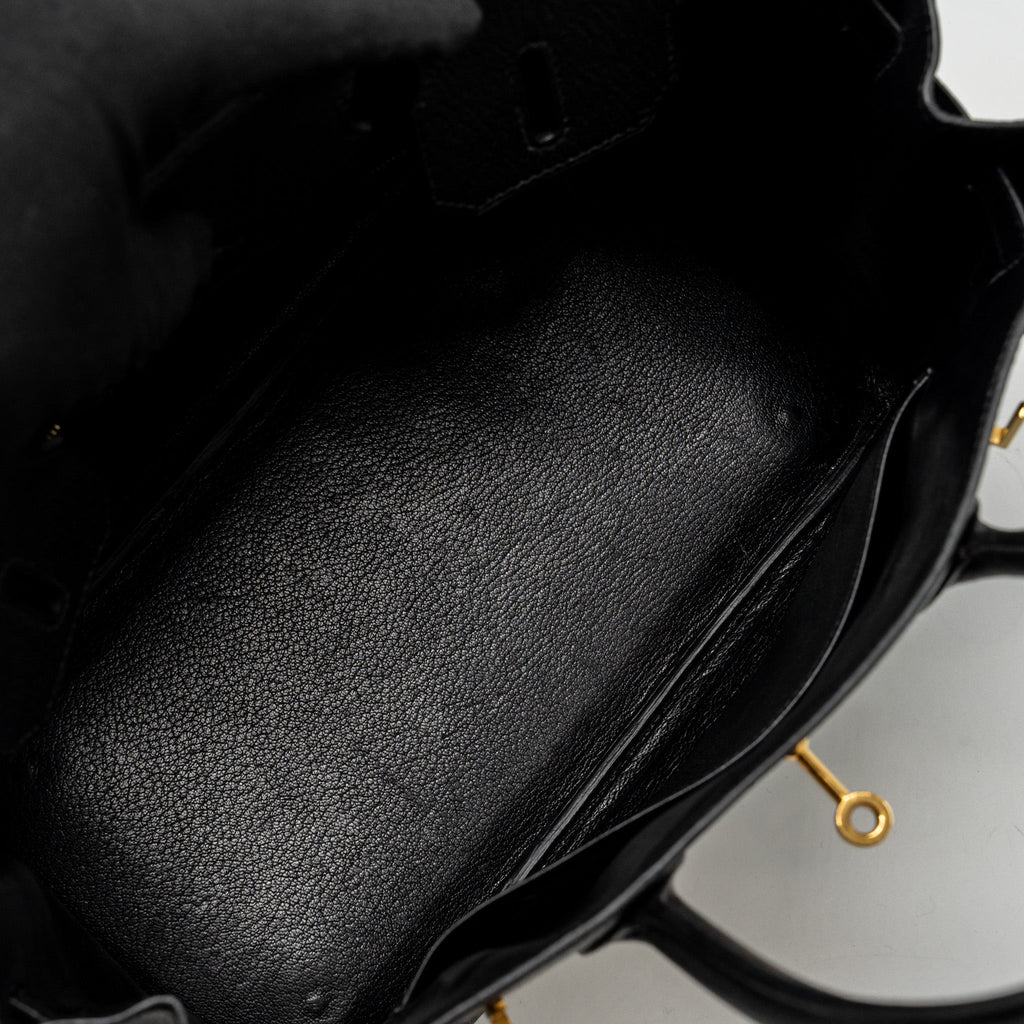 HERMES BIRKIN 30 CHÈVRE DE COROMANDEL BLACK GHW