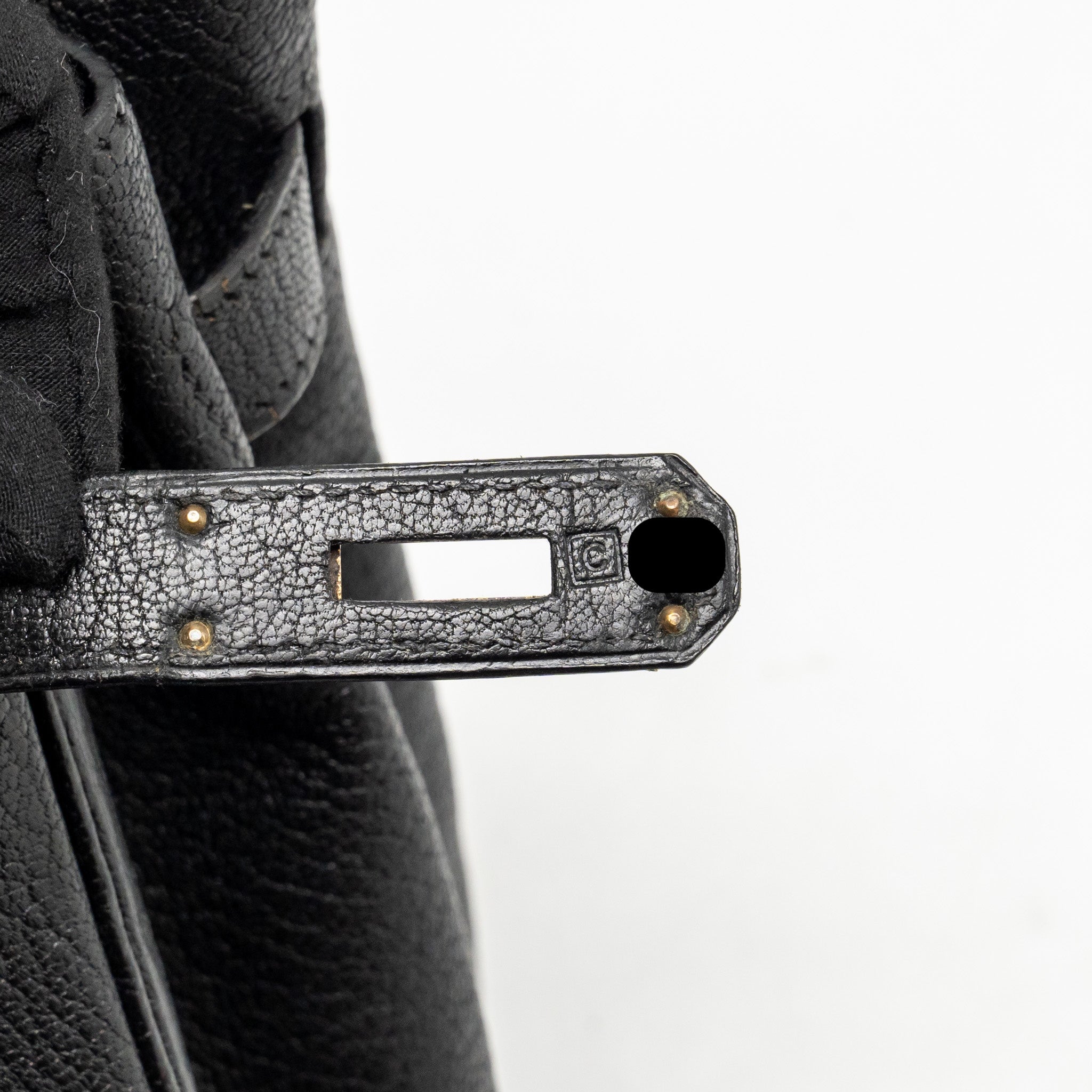 HERMES BIRKIN 30 CHÈVRE DE COROMANDEL BLACK GHW