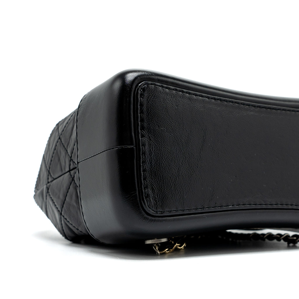SMALL GABRIELLE BACKPACK CALFSKIN BLACK MULTICOLOUR HARDWARE (MICROCHIP)