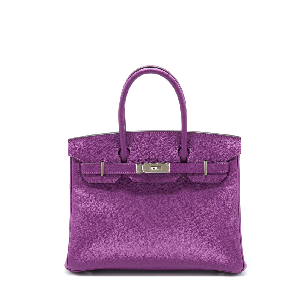 HERMES BIRKIN 30 EPSOM P9 ANEMONE SHW