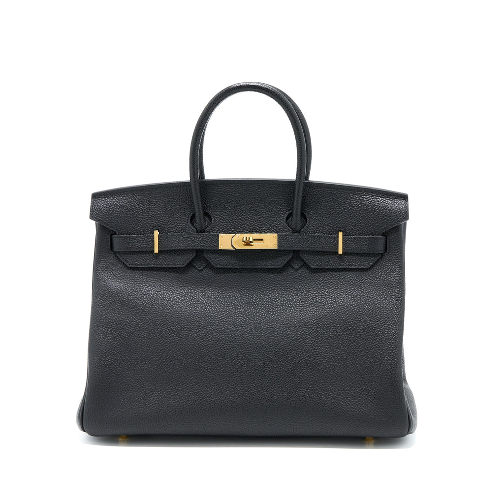 HERMES BIRKIN 35 FJORD BLACK GHW