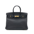HERMES BIRKIN 35 FJORD BLACK GHW
